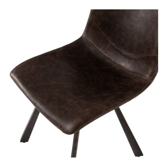 Rustic Dining Chair - Dark Brown - Paulas Home & Living