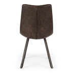 Rustic Dining Chair - Dark Brown - Paulas Home & Living