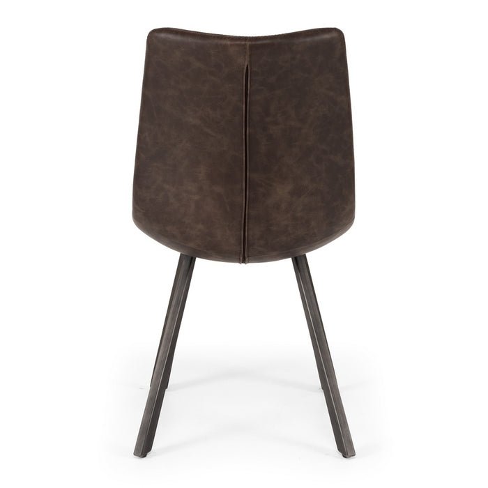 Rustic Dining Chair - Dark Brown - Paulas Home & Living