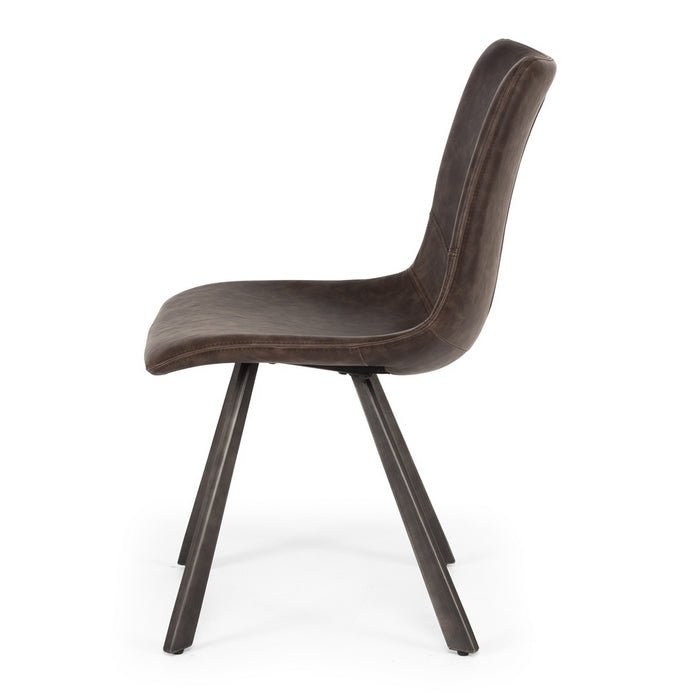 Rustic Dining Chair - Dark Brown - Paulas Home & Living