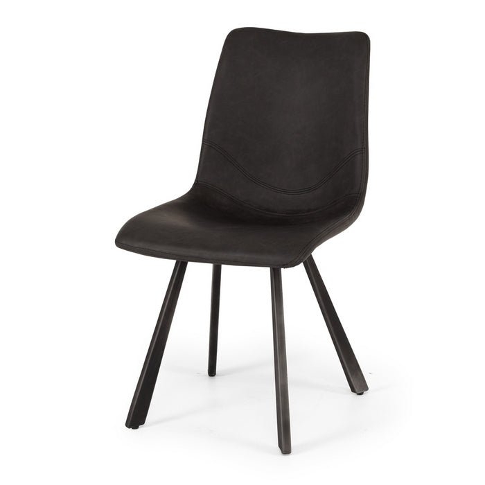 Rustic Dining Chair - Grey - Paulas Home & Living