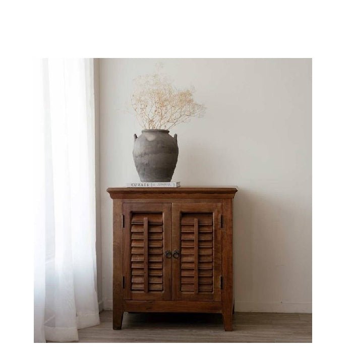 Rustic Shutter Cabinet - Paulas Home & Living