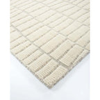 Safi Floor Rug - Ecru (100% Wool) - Paulas Home & Living