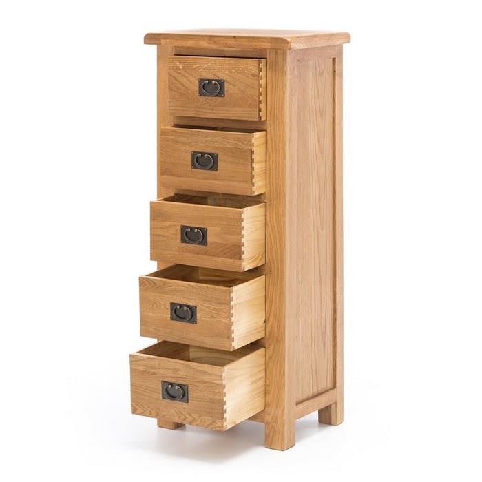 Salisbury BR Tallboy 5 Drawer - Paulas Home & Living