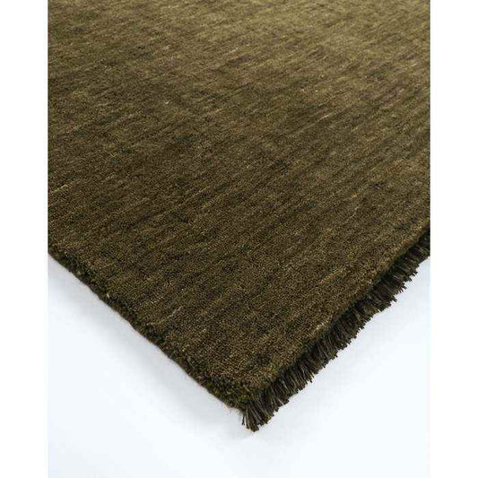 Sandringham Floor Rug - Moss (100% Wool) - Paulas Home & Living