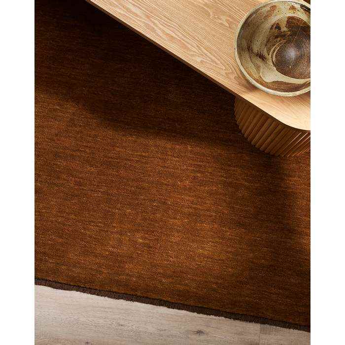 Sandringham Floor Rug - Pecan (100% Wool) - Paulas Home & Living