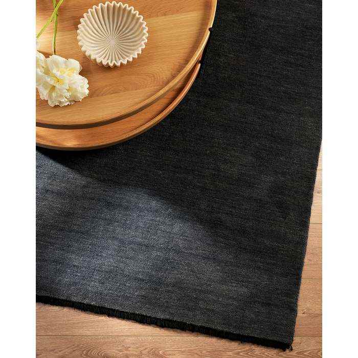 Sandringham Floor Rug - Storm Blue (100% Wool) - Paulas Home & Living
