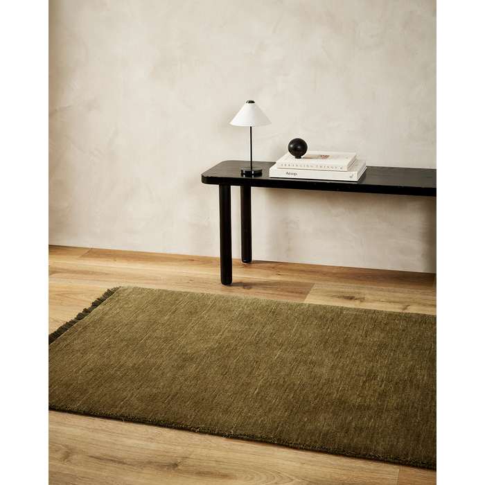 Sandringham Floor Runner - Moss (100% Wool) - Paulas Home & Living