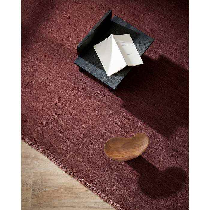 Sandringham Floor Rug - Merlot (100% Wool)