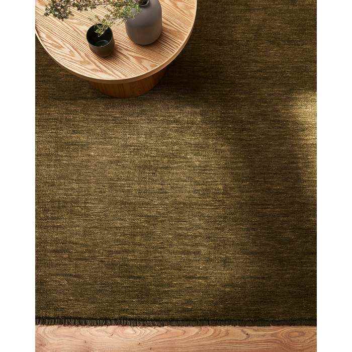 Sandringham Floor Rug - Moss (100% Wool)