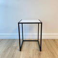 Sara Bedside Table - White Top - Paulas Home & Living