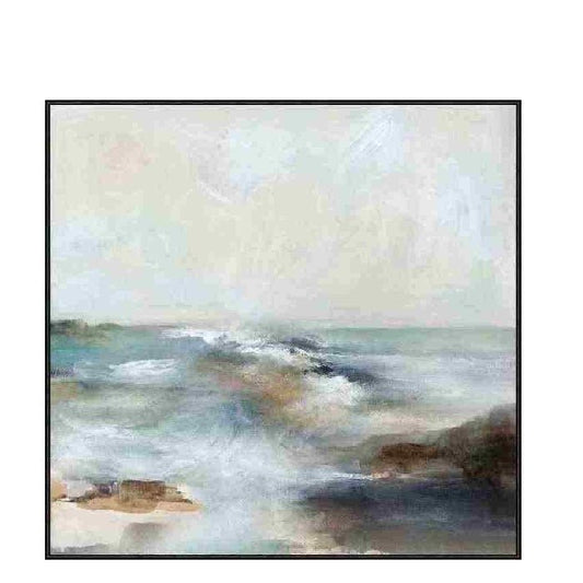 Sea Views Oil Painting 100x100 - Paulas Home & Living