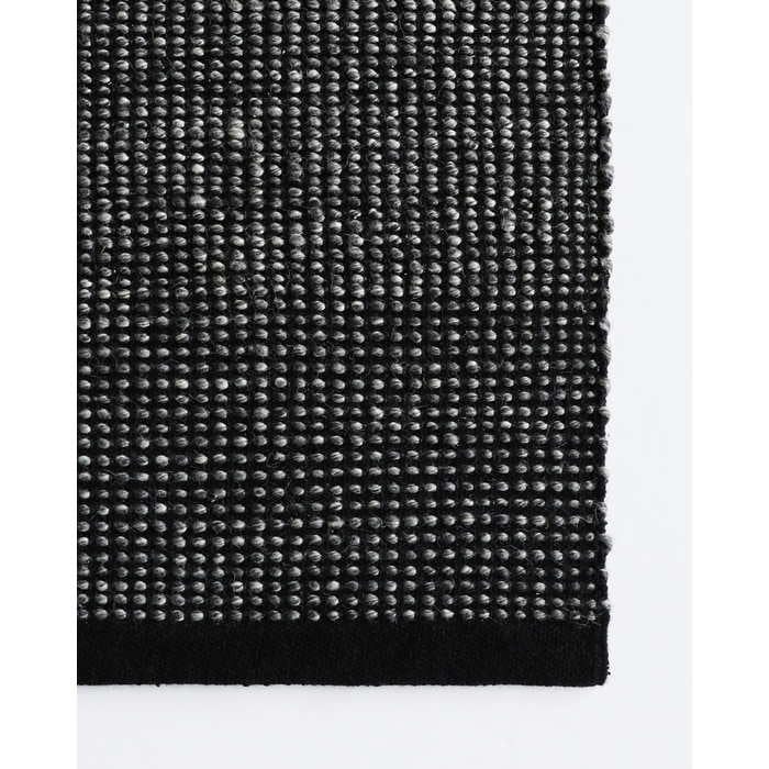 Sherwood Floor Rug - Charcoal/Black (Wool Blend) - Paulas Home & Living