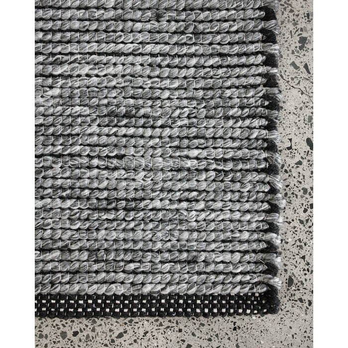 Shetland Floor Rug - Schist Grey (100% Polyester) - Paulas Home & Living