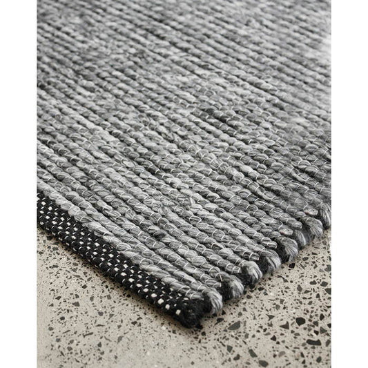 Shetland Floor Rug - Schist Grey (100% Polyester) - Paulas Home & Living