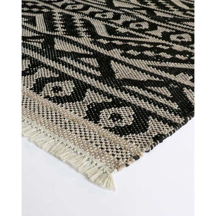 Sifiso Outdoor Rug - Black/Taupe - Paulas Home & Living