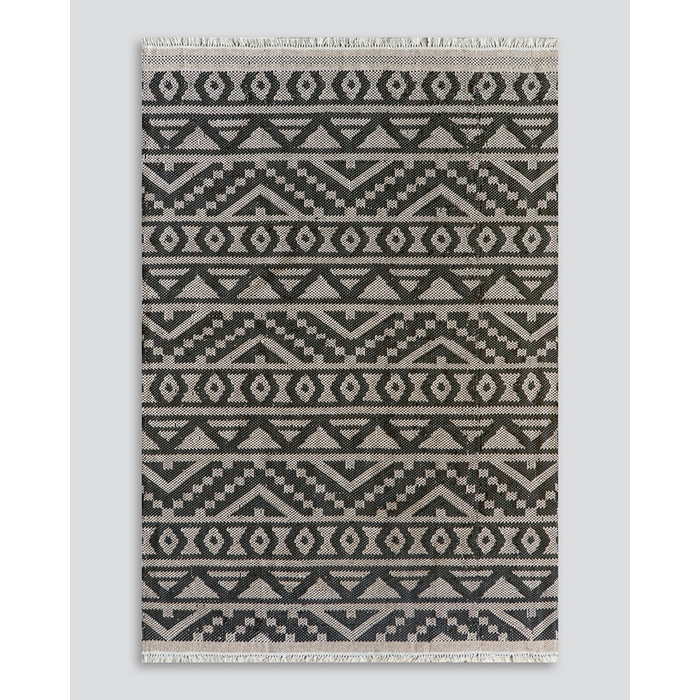 Sifiso Outdoor Rug - Black/Taupe - Paulas Home & Living