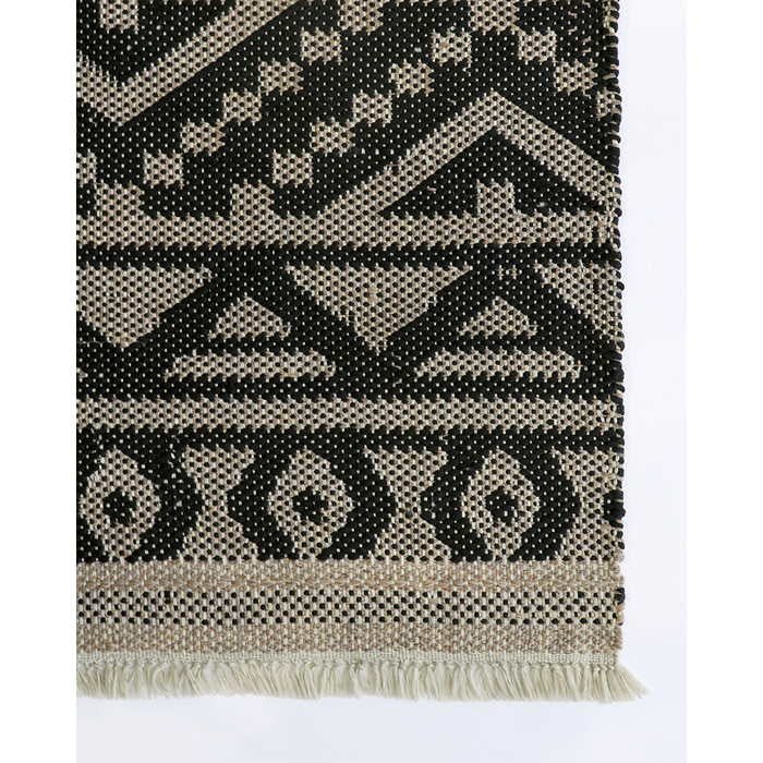 Sifiso Outdoor Rug - Black/Taupe - Paulas Home & Living