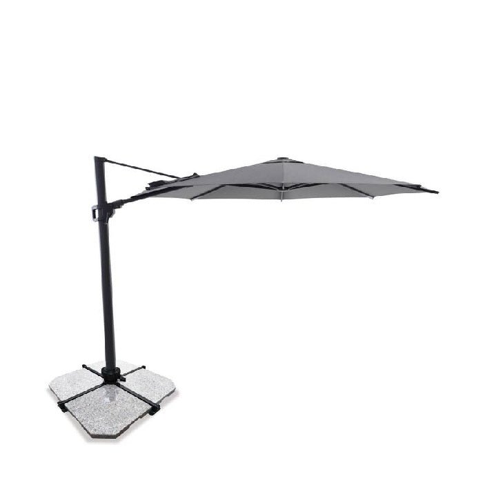 Sirius Cantilever Outdoor Umbrella - 3.3m Round - Colours to Suit - Paulas Home & Living