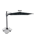 Sirius Cantilever Outdoor Umbrella - 3m Square - Colours to Suit - Paulas Home & Living