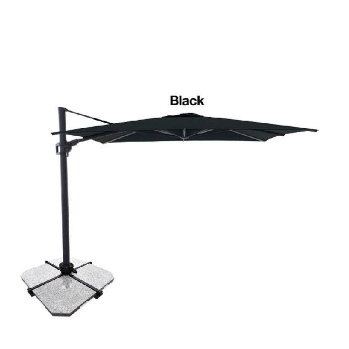 Sirius Cantilever Outdoor Umbrella - 3m Square - Colours to Suit - Paulas Home & Living