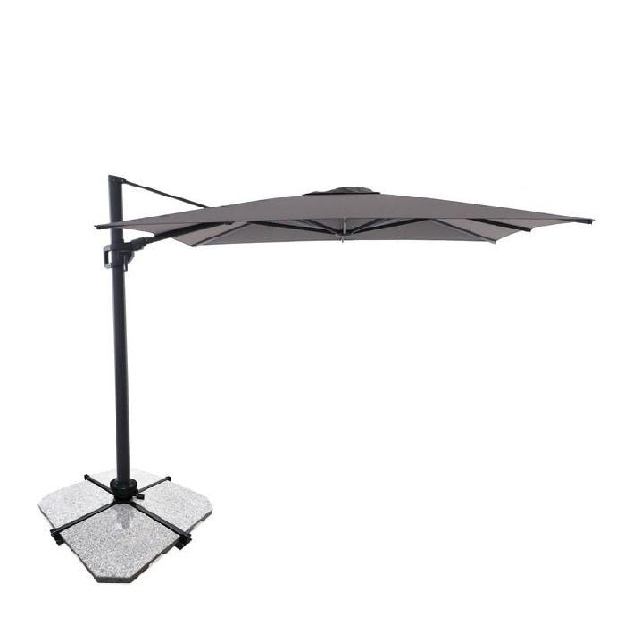 Sirius Cantilever Outdoor Umbrella - 3m Square - Colours to Suit - Paulas Home & Living