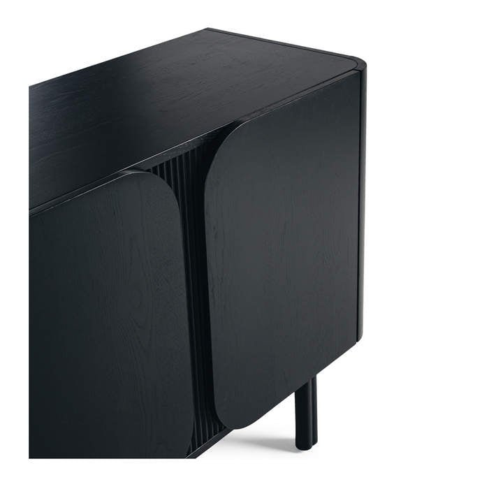 Sirocco Sideboard - Black Oak - 1540w - Paulas Home & Living