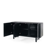 Sirocco Sideboard - Black Oak - 1540w - Paulas Home & Living