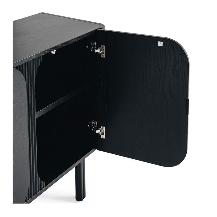 Sirocco Sideboard - Black Oak - 1540w - Paulas Home & Living