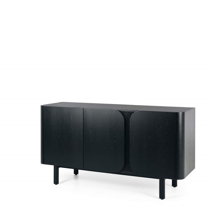 Sirocco Sideboard - Black Oak - 1540w - Paulas Home & Living