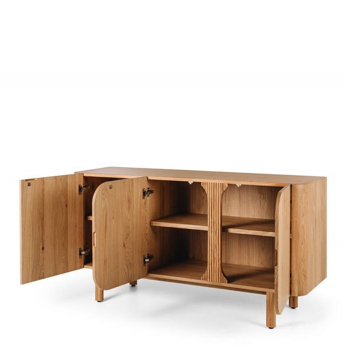 Sirocco Sideboard - Natural Oak - 1540w - Paulas Home & Living