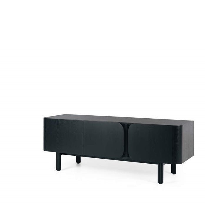 Sirocco TV Unit - Black Oak - 1540w - Paulas Home & Living