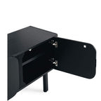 Sirocco TV Unit - Black Oak - 1540w - Paulas Home & Living