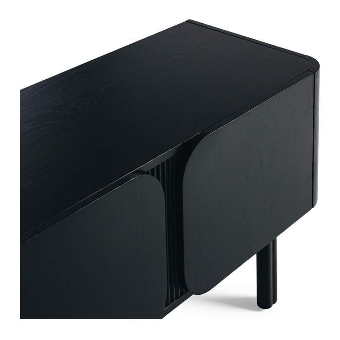 Sirocco TV Unit - Black Oak - 1540w - Paulas Home & Living