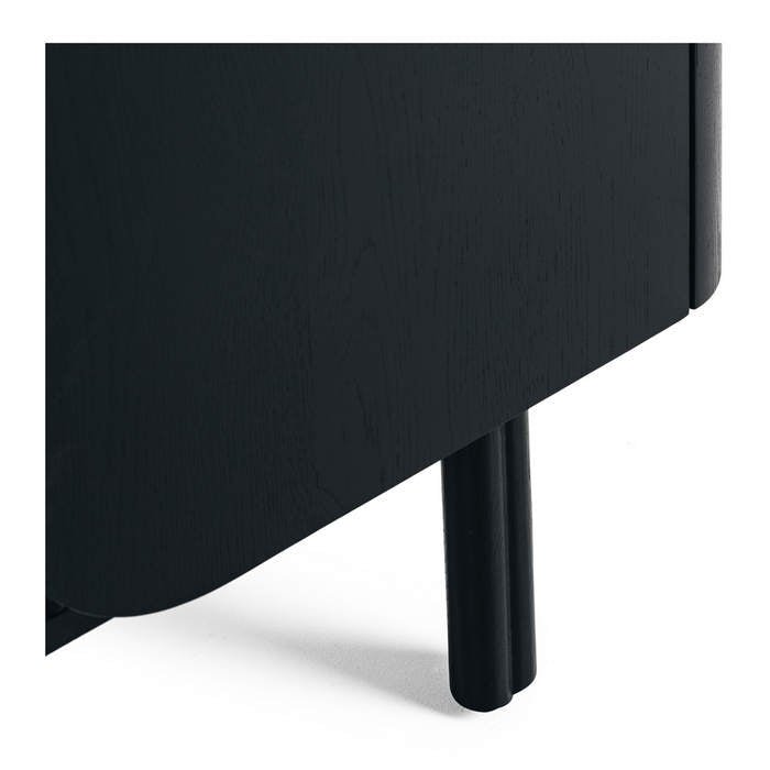 Sirocco TV Unit - Black Oak - 1540w - Paulas Home & Living