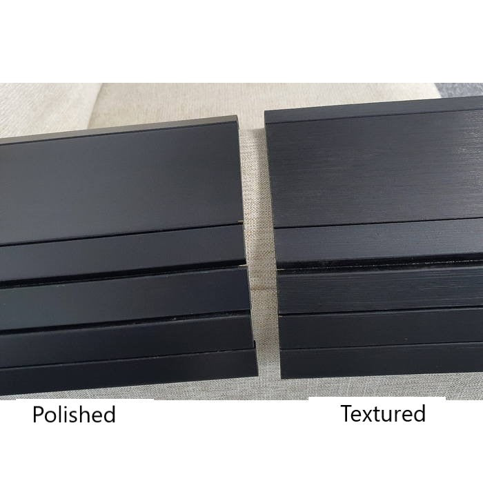Slinky Sofa Table Bamboo - Single Pack - Black Matt Textured - Paulas Home & Living