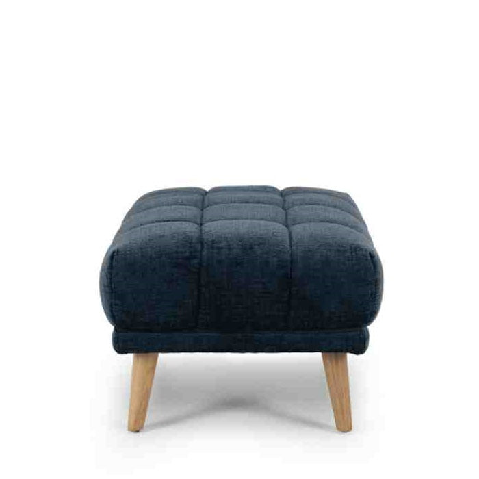 Towelie 3 Seater & Footstool Indigo Blue