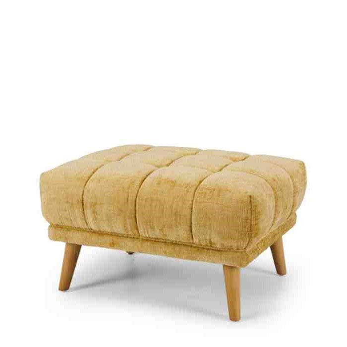 Towelie 3 Seater & Footstool Dijon Yellow