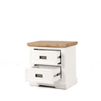 Parisian Bedside 2 Drawer - Effortlessly French