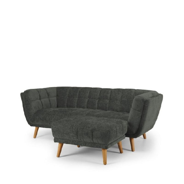 Towelie 3 Seater & Footstool Indigo Blue - Paulas Home & Living