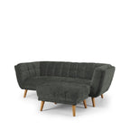 Towelie 3 Seater & Footstool Indigo Blue - Paulas Home & Living