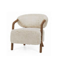 The Yak Shaggy Armchair - Dark Oak frame