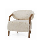 The Yak Shaggy Armchair - Dark Oak frame