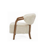 The Yak Shaggy Armchair - Dark Oak frame