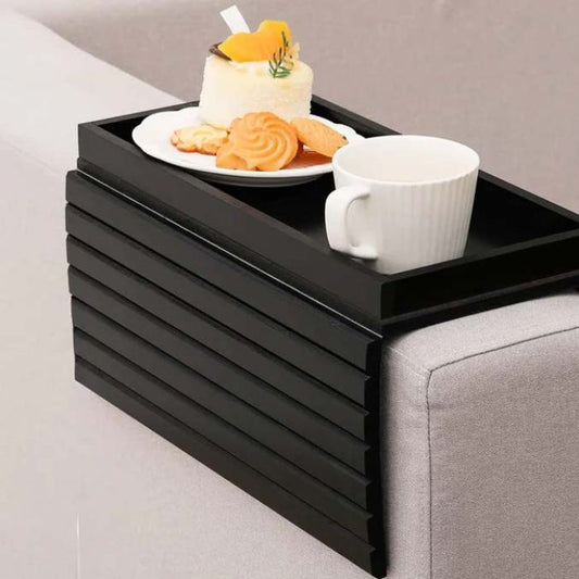 Sofa Hugga with Serving Tray - Black - Paulas Home & Living