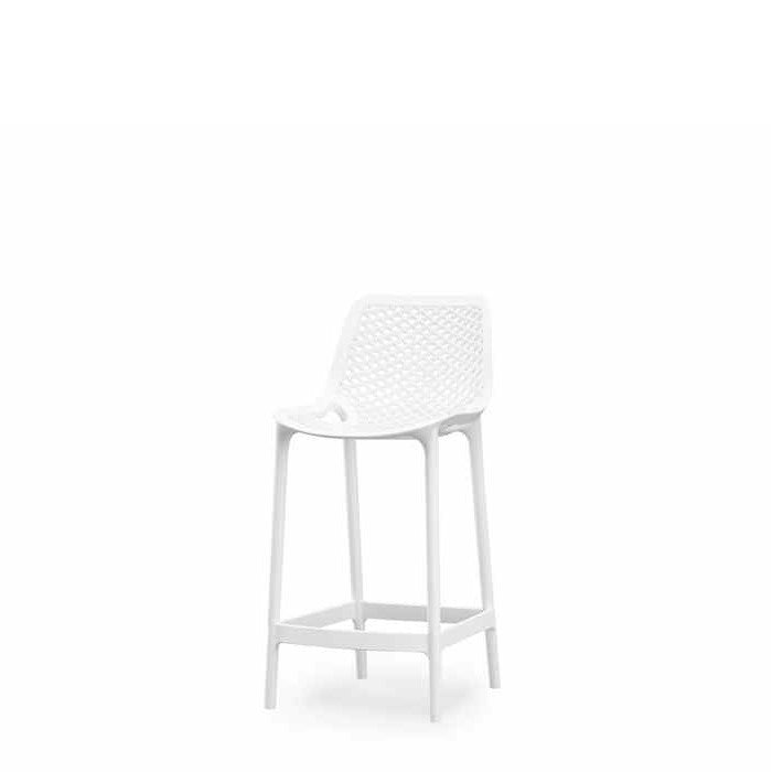 Soprano Outdoor Barstool 650sh - Stackable (Black or White) - Paulas Home & Living