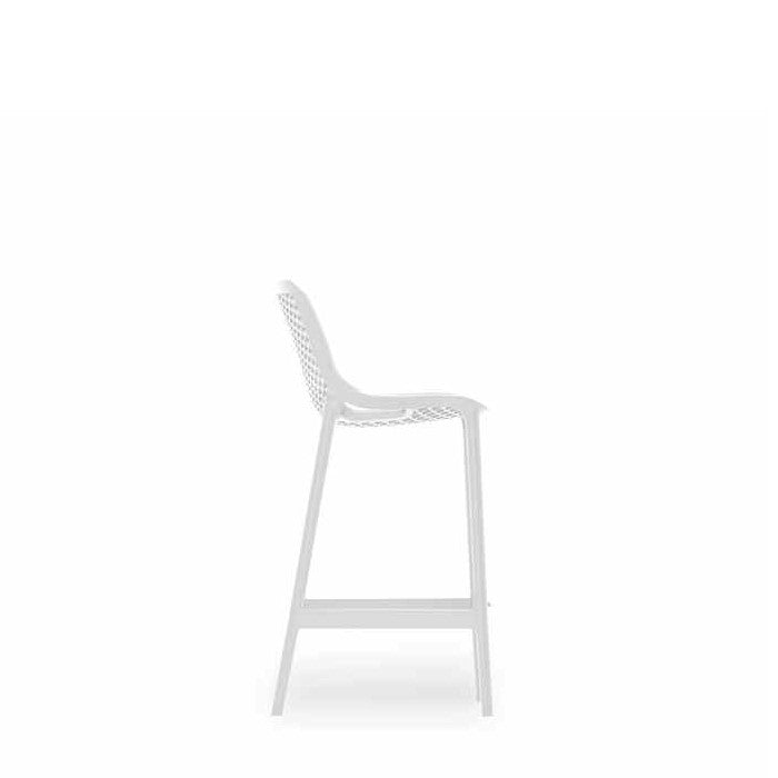 Soprano Outdoor Barstool 650sh - Stackable (Black or White) - Paulas Home & Living