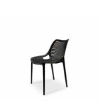 Soprano Outdoor Chair - Black (Stackable) - Paulas Home & Living