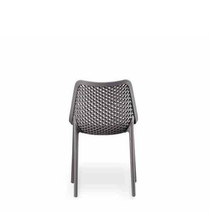 Soprano Outdoor Chair - Dark Grey (Stackable) - Paulas Home & Living