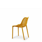 Soprano Outdoor Chair - Mustard (Stackable) - Paulas Home & Living